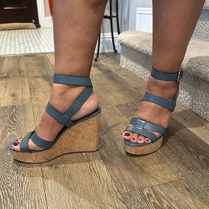 Used Coach Charla Strappy Wedges